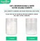 6 Pack White Confetti Poppers 12Inch,Rice Paper Water Soluble Confetti Cannon Air Powered,Launches 20-25ft,Biodegradable Party Poppers for Wedding,Engagement,Birthday,Celebrations(White,6Pack)